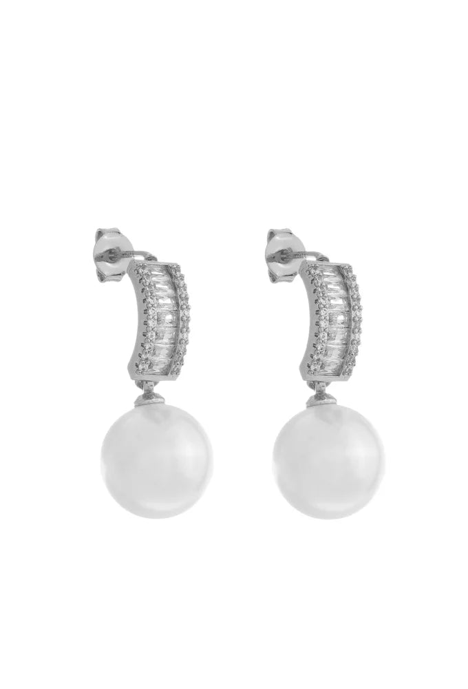 Shimmer Pearl Earrings