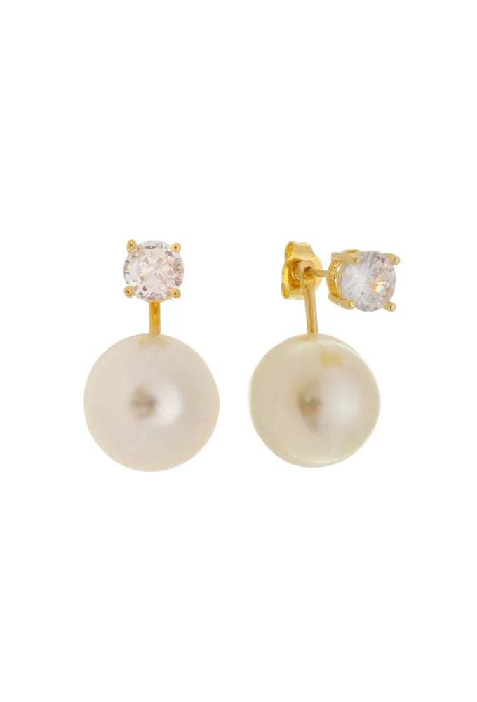 Rara Pearl Gold Earrings