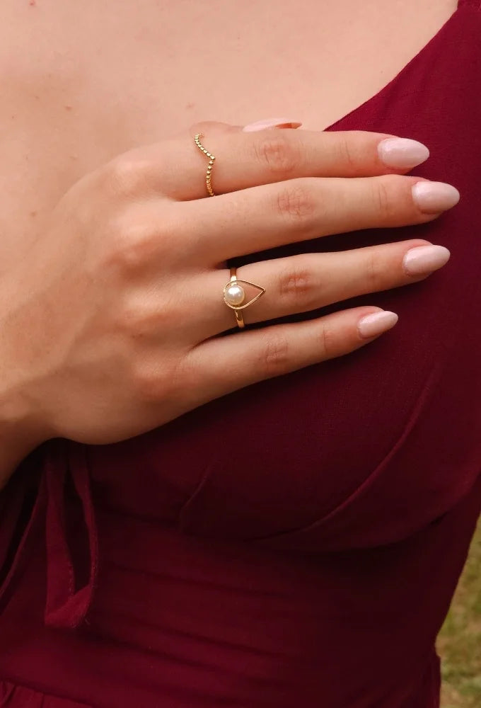 Ring Drop Pearl