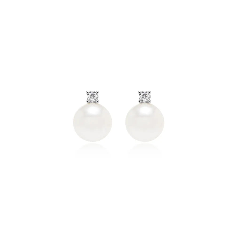 Lua Pearl Silver Earrings