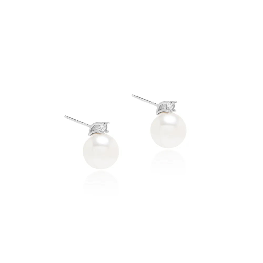 Lua Pearl Silver Earrings