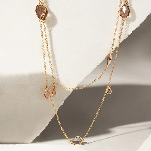 Amethyst Long Necklace