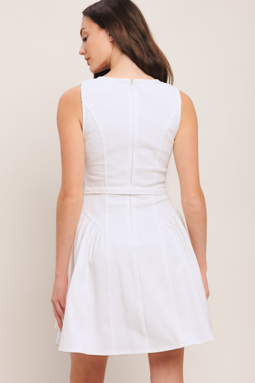 ALYSSA WOVEN MINI DRESS