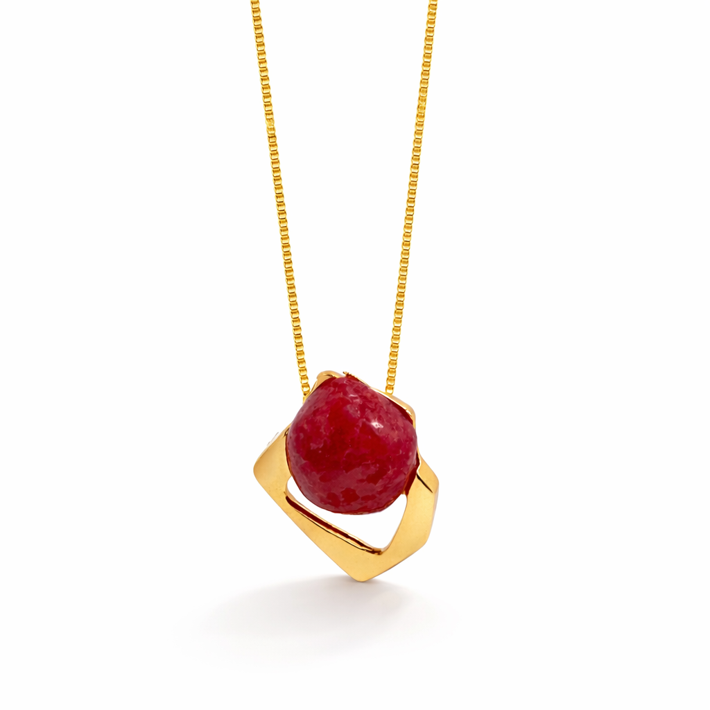 Natura Red Necklace